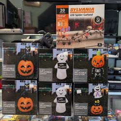 Halloween Decorations Inflatable Characters & LED Lights