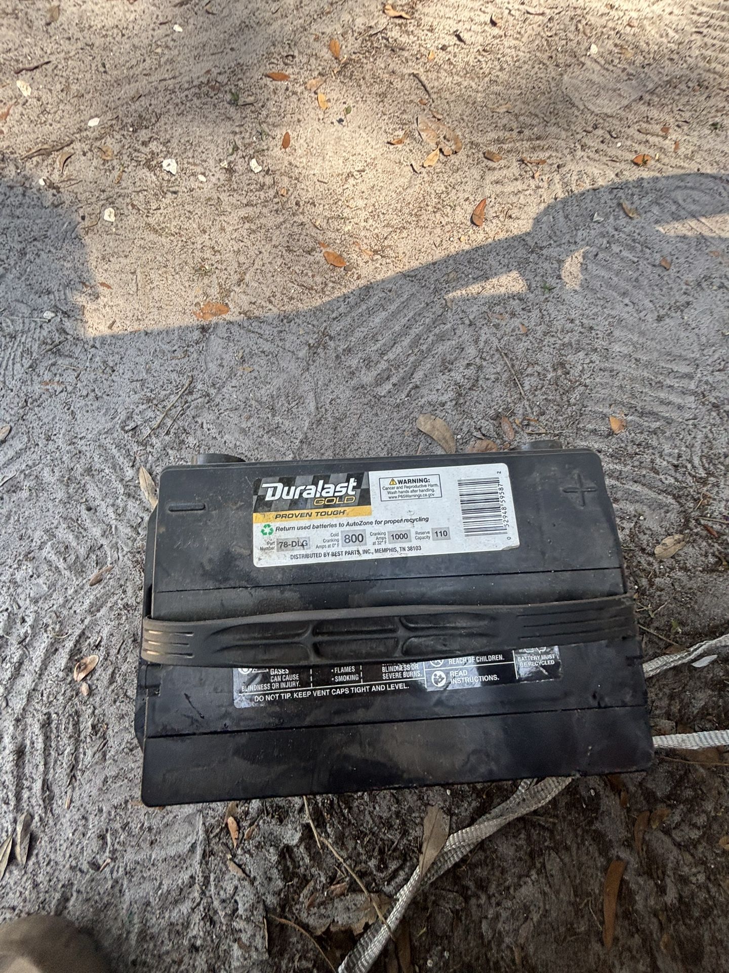 Duralast gold Battery