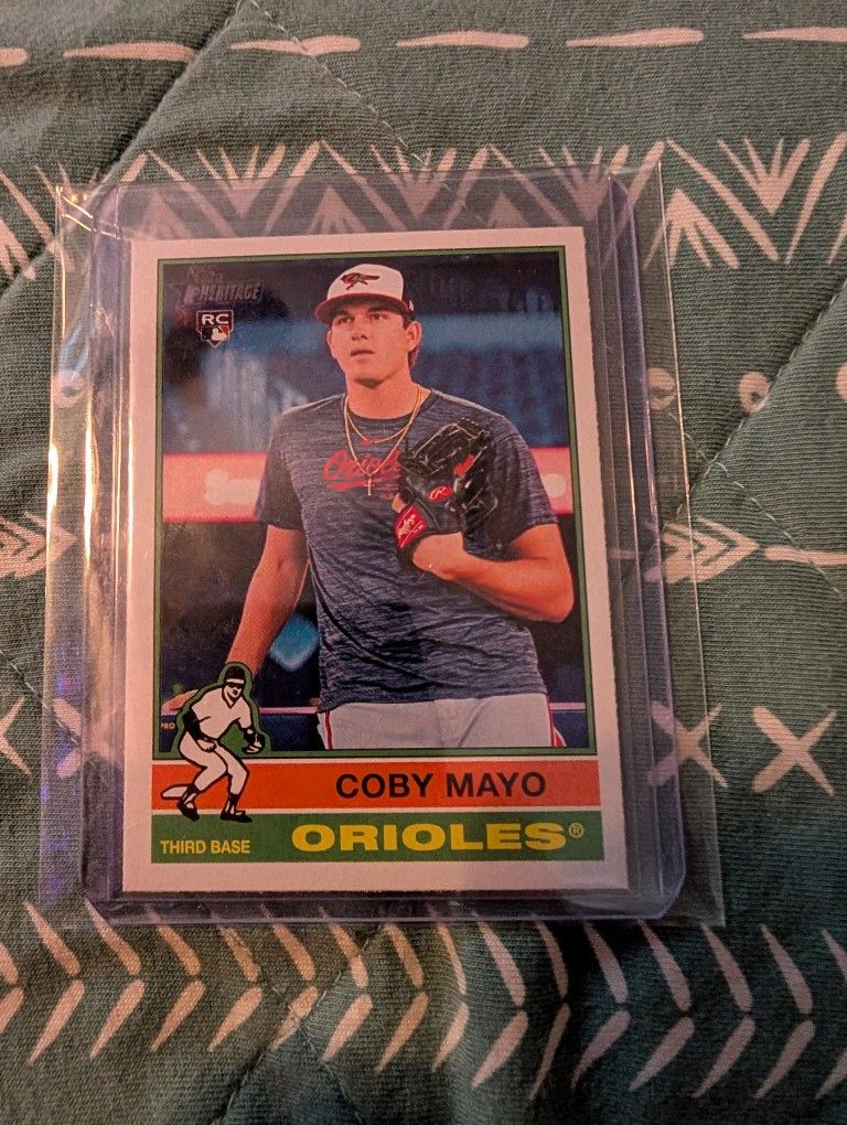 2025 topps heritage image variation coby mayo