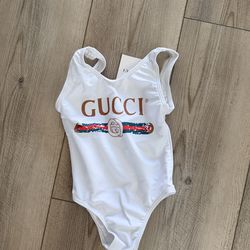 New with raja Gucci 2t girl swimsuit