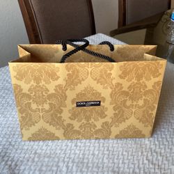 Dolce gabbana paper bag hot sale