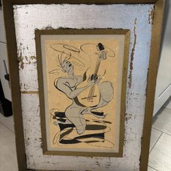 Billy Snell 1950’s Abstract Original Print
