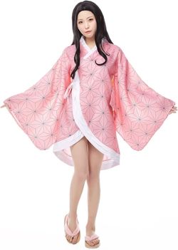 Nezuko Kamado robe from Demon Slayer size S