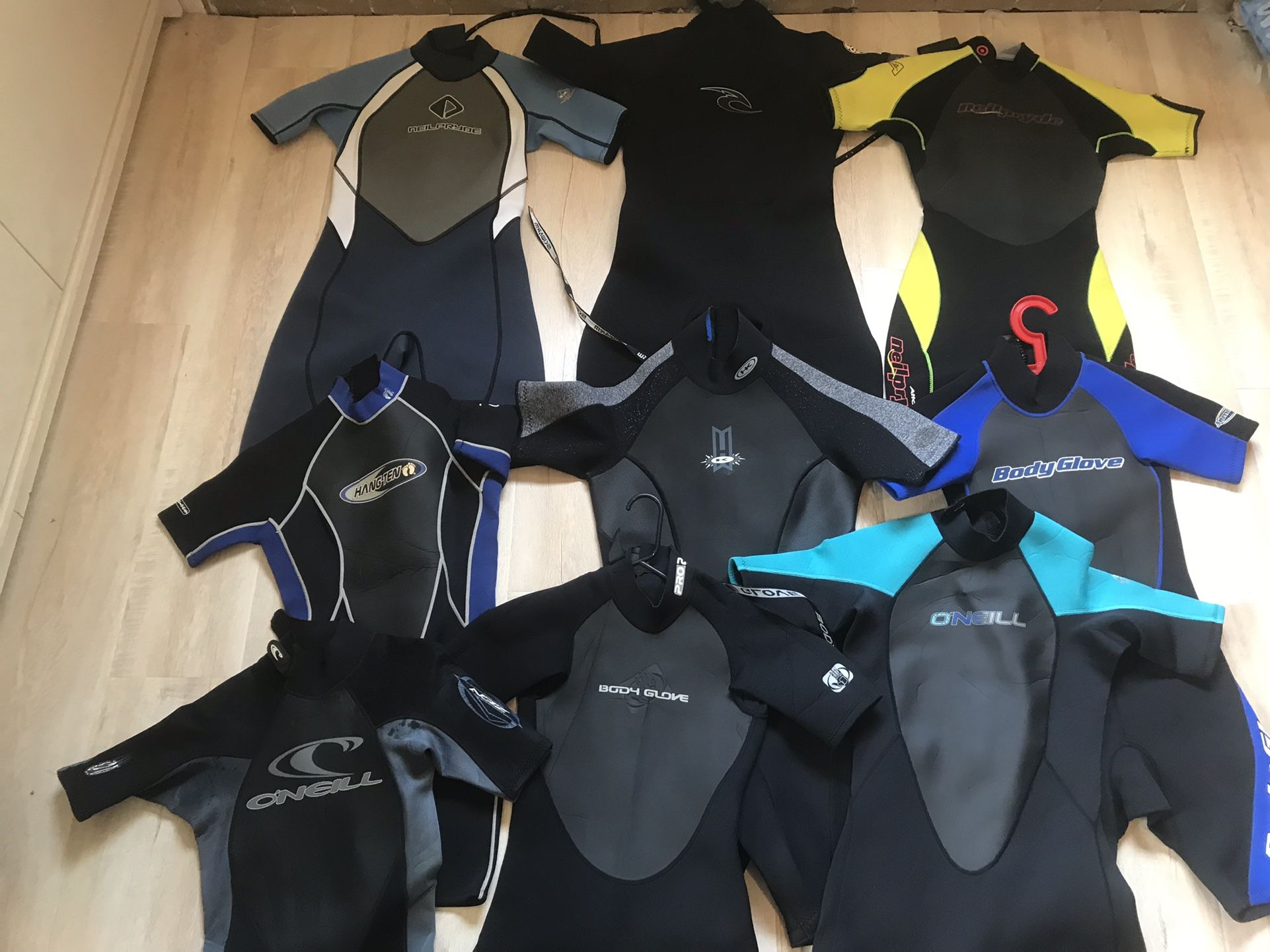 Wetsuits Shorty Spring Suits Adult Sizes 