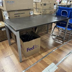 Heavy Duty Wooden & Metal Desk 