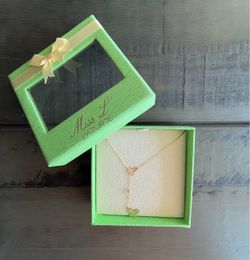 Miss L' L'azurde Butterfly Gold Necklace