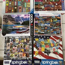 1000 Piece Puzzles. 