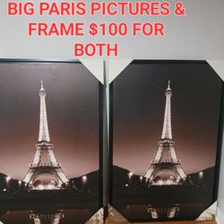 Paris Big Picture & Frames (Two)