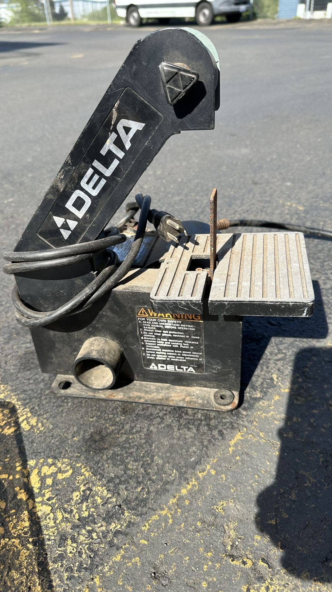 Delta belt sander + belts