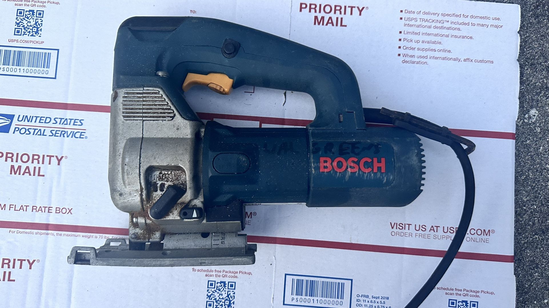 Bosch 1587AVS Corded Jigsaw 120V Variable Speed Tested Works
