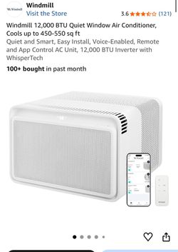 12K BTU, Smart window AC