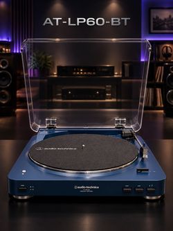 Audio-Technica AT-LP60-BT Turntable Record Player - Serviced