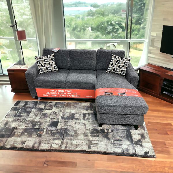 *NEW* Coddle Aria Fabric Sleeper Sofa with Chaise| Delivery Available