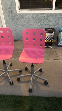 Pink desk chairs