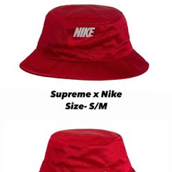 Nike x Supreme Dazzle Crusher Red - Size S/M  