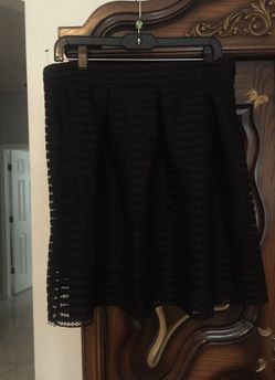 Black couture skirt size L