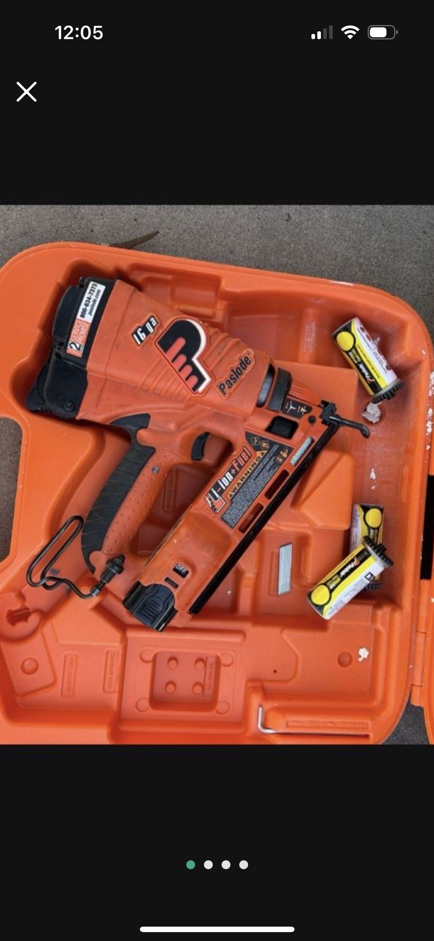 Paslode XP Cordless Nail Gun , Trim