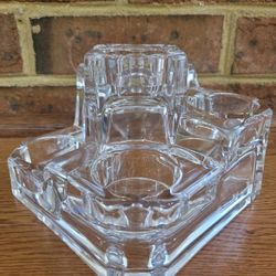 Partylite Crystal Castle Tealight Candle Holder