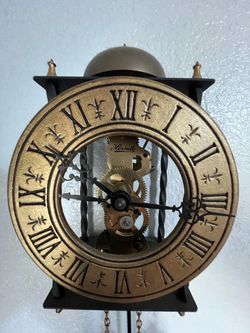 Vintage Franz Hermle 701-781 Skeleton Wall Clock – Made in Germany – Working – $195 OBO