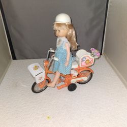 Ginny Doll And Bike 