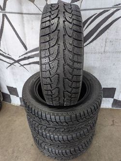 255/60r19 "Nubby New" Hankook I-Pike RW-11 studless winter snow tires