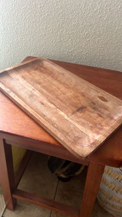 Wooden Tray $5