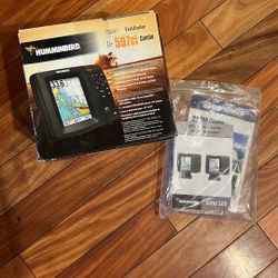MAKE OFFER Humminbird Fishfinder 597ci Combo