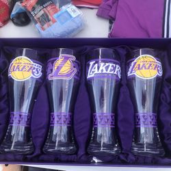 Lakers Glass Cup Set