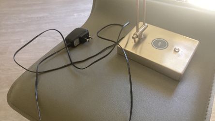 Bright Multi-Position Silver LED Lamp