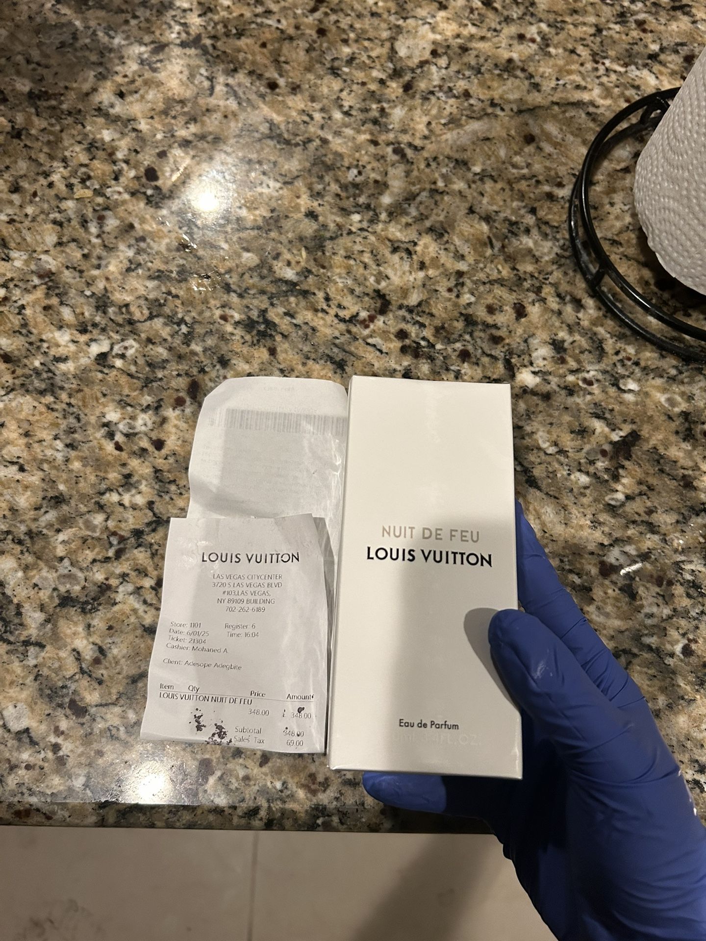 Louis Vuitton Nuit De Feu 3.4 Oz 100ml Brand new Sealed With Receipt 