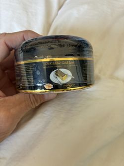 24K Edible Gold Leaf – 1g Jar