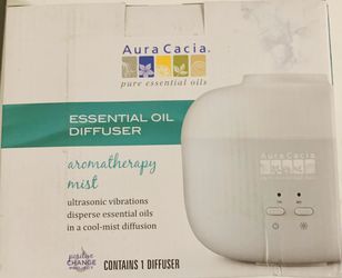 2 Aura Cacia Ultrasonic Essential Oil Diffuser, Aromatherapy Mist