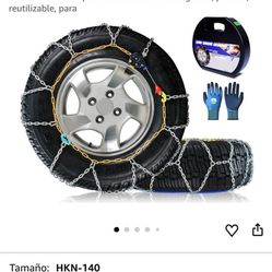 Disponible Snow-Chains Auto Fixing 1 Min Quick Fit Easy Installation Tire-Chains, HKN-140