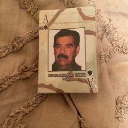 Saddam Hussein Playing Cards