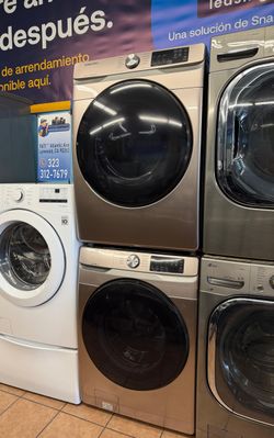 Samsung Frontload 4.5 Cu. Ft. Washer and 7.5 Cu. Ft. Gas Dryer