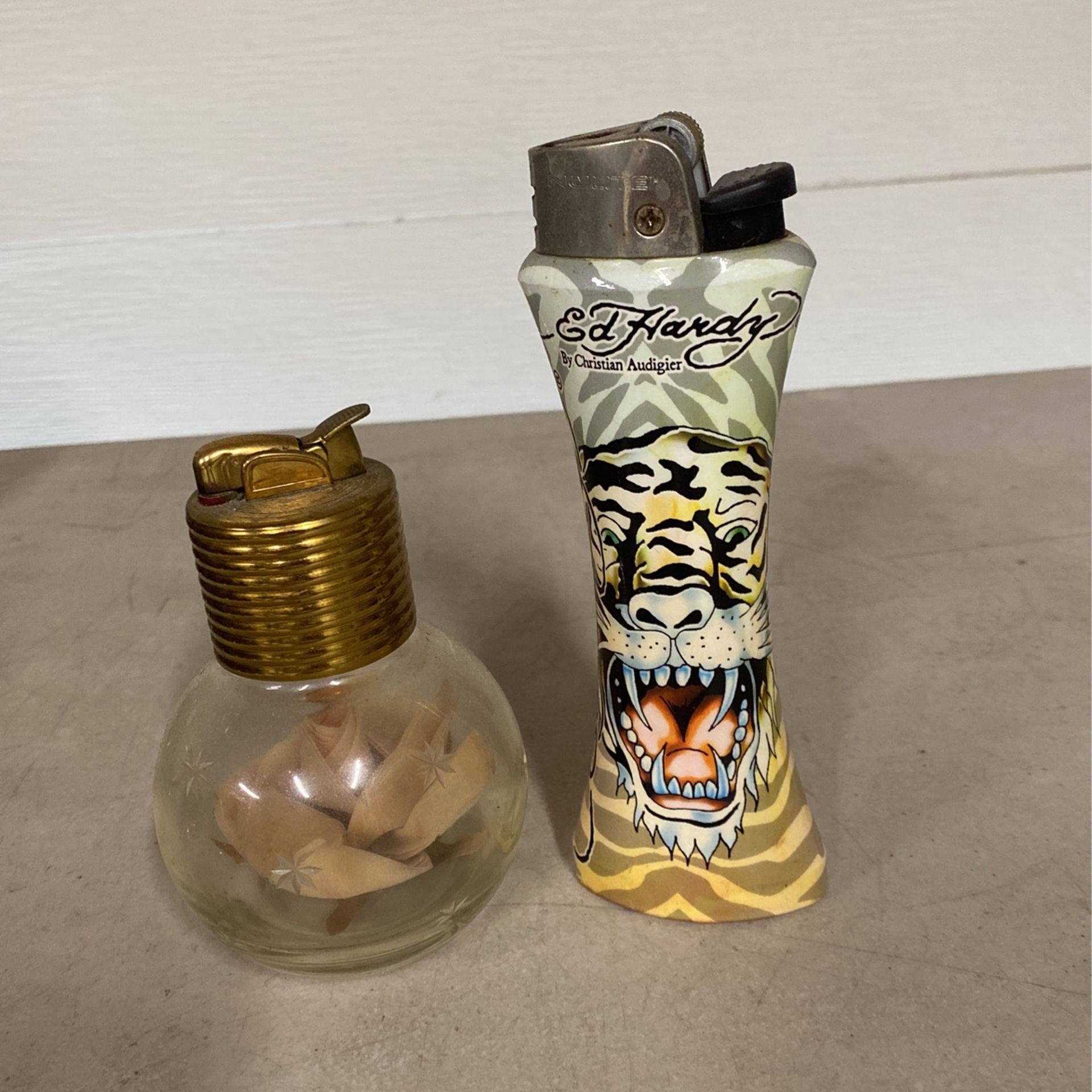 Vintage Funny Table Lighters Lot Of Two