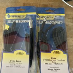 Wilson 10f Coaxial Cables (2)