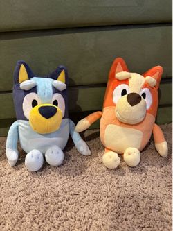 Bluey and Bingo Plush with built-in voice box