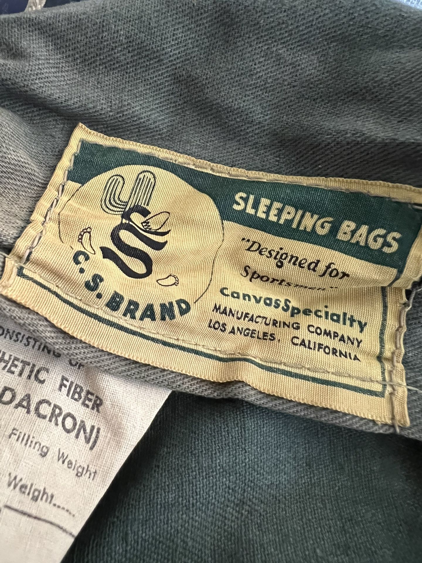 Vintage Sleeping Bag COVER