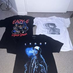 Eazy E/2 Pac/Snoop Dogg Shirts