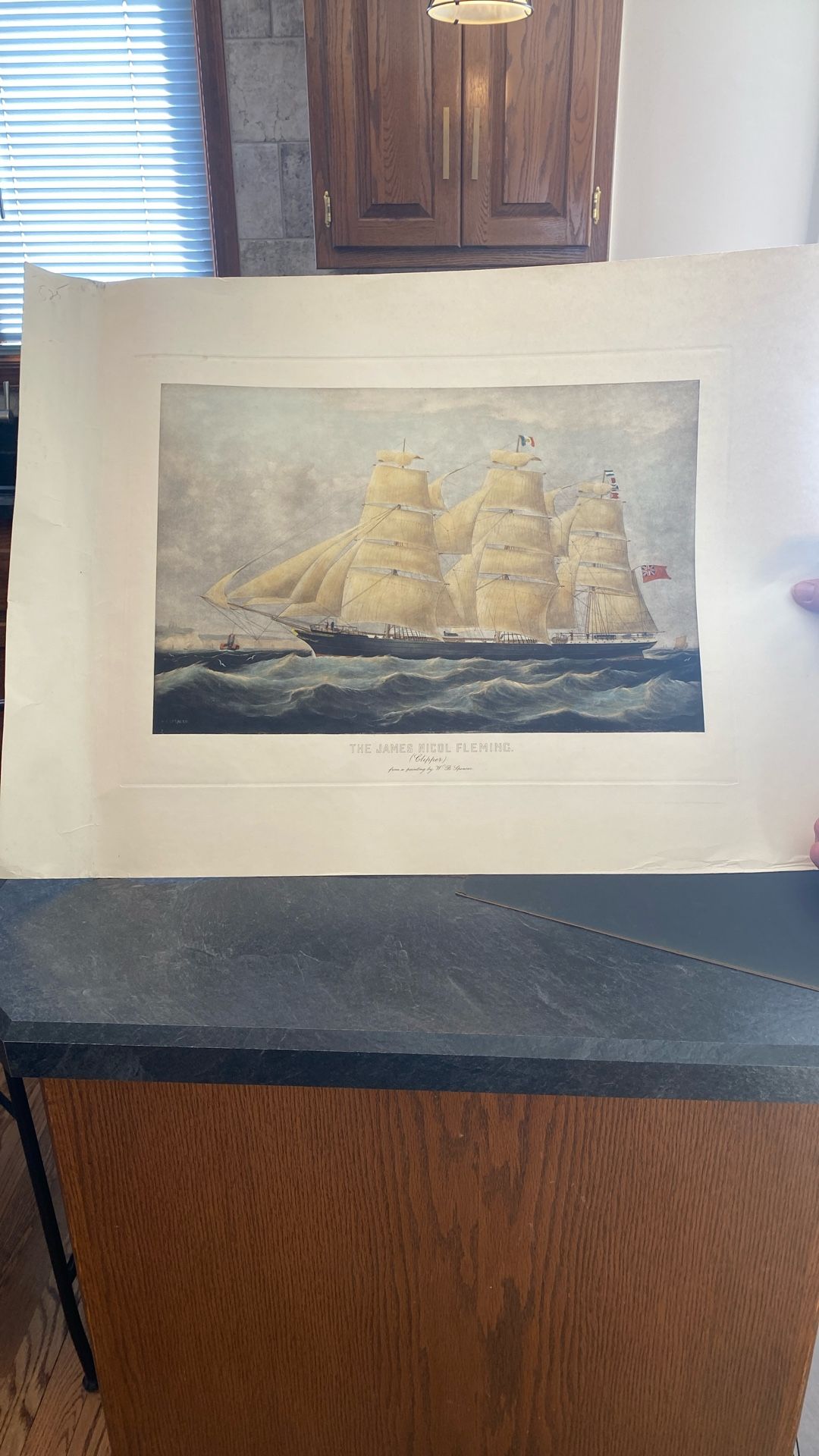 Original lithograph from a painting by WB Spencer