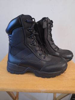 Black Military style workboots