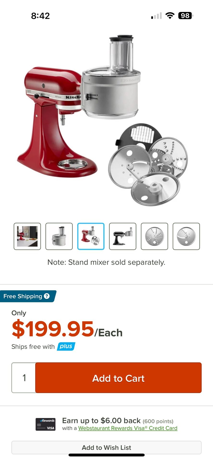 KitchenAid Food Processor Attachment Kit
