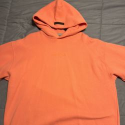 Essentials Fear of God, Coral Relaxed Hoodie Size M 