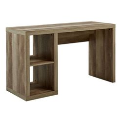 Better Homes & Gardens Cube Storage Office Desk, Rustic Gray