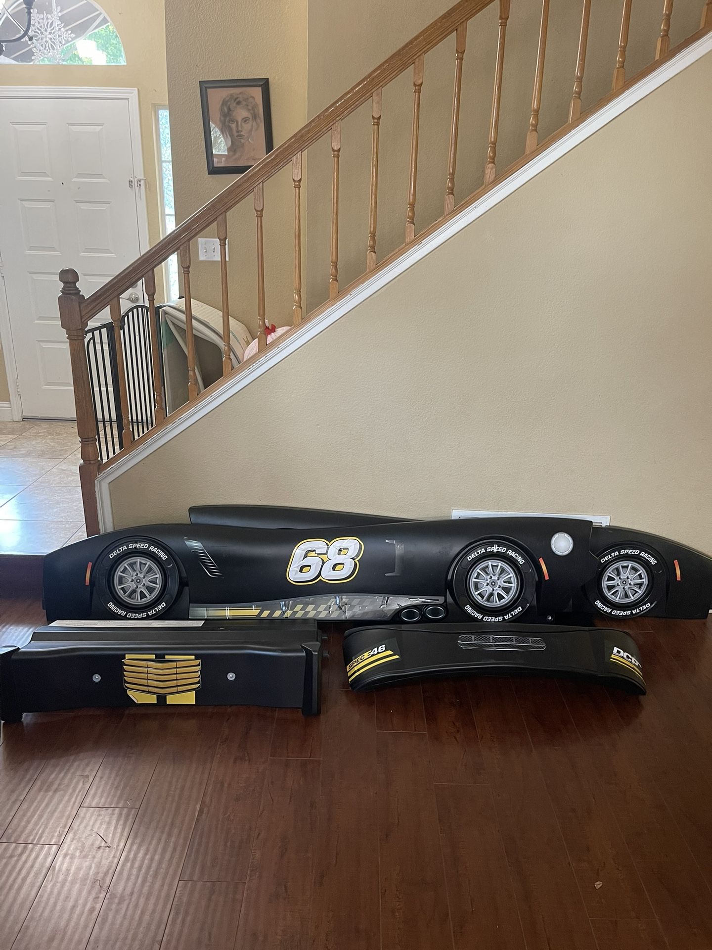Free Turbo Race Car Twin Bad frame