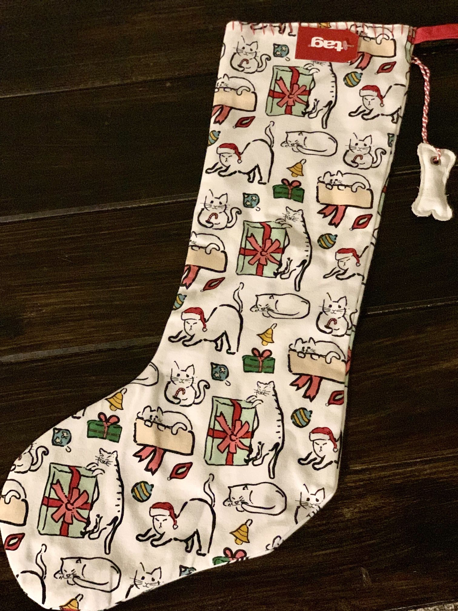 Cat Stocking, New With Tag