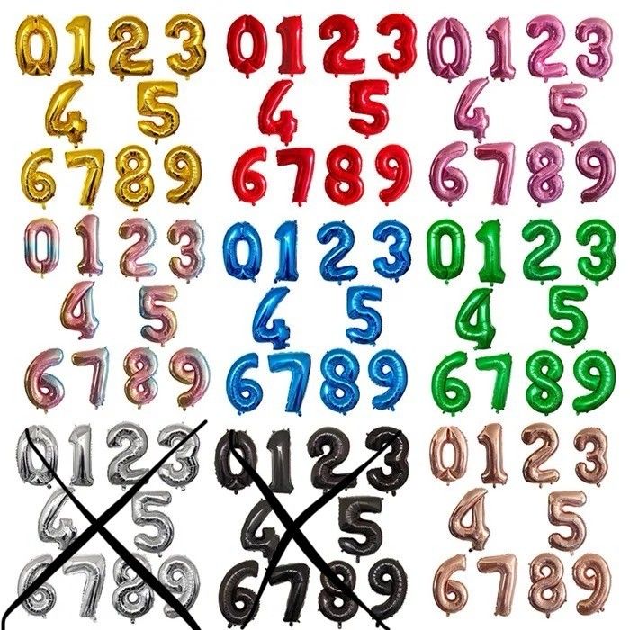 34 " Metallic Reuseable Balloond