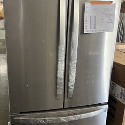 New Whirlpool 25 Cu ft French Door Refrigerator In Fingerprint Resistant Stainless Steel With Internal Water Dispenser