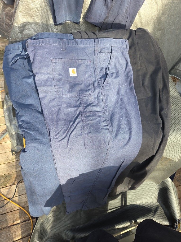 44X30 Blue Carhartt Work Pants